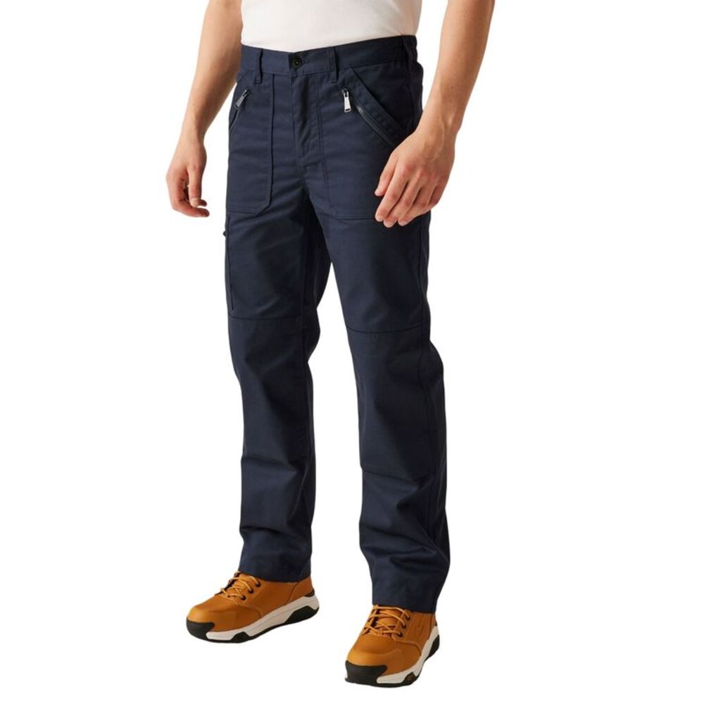 Regatta Mens Pro Action Stretch Pants / Navy
